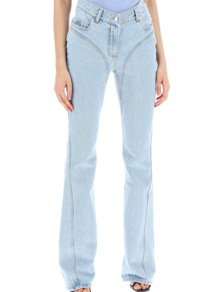 Mugler skinny flared jeans