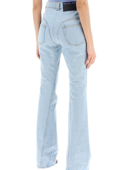 Mugler skinny flared jeans