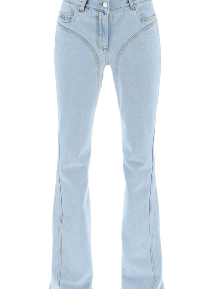 Mugler skinny flared jeans