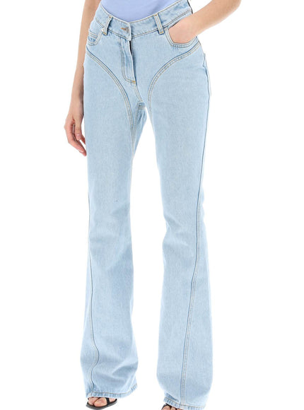 Mugler skinny flared jeans