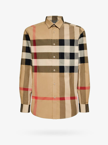 Burberry Organic Cotton Shirt Xxl Beige
