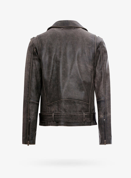 Golden Goose Deluxe Brand Chiodo Golden Leather Jacket