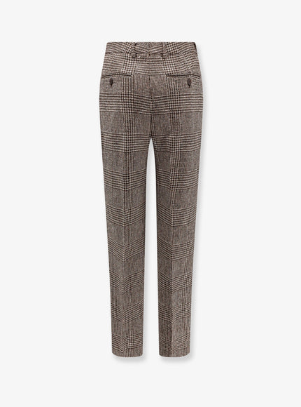 Golden Goose Deluxe Brand Relax Staright Prince Of Wales Trouser