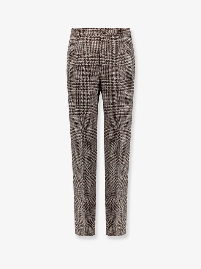 Golden Goose Deluxe Brand Relax Straight Prince Of Wales Trouser 46 Multicolore