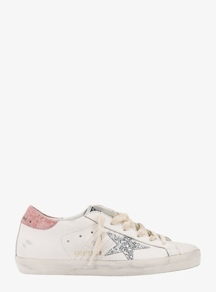 Golden Goose Deluxe Brand Super-Star Classic With List Leather Low-Top Sneakers 36 Bianco