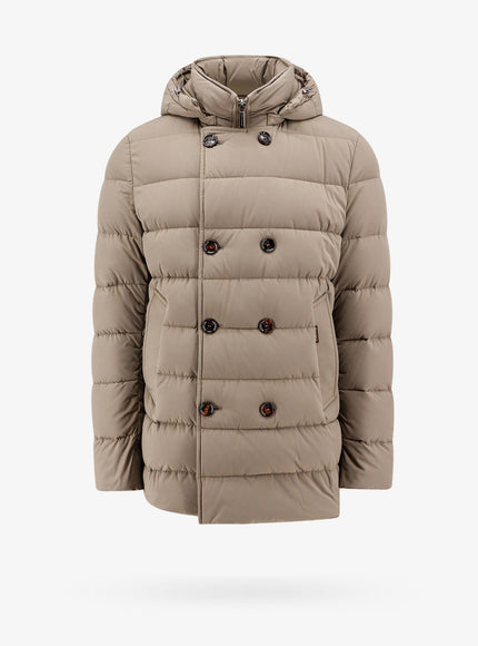 Moorer Florio-Kn Padded And Quilted Nylon Beige