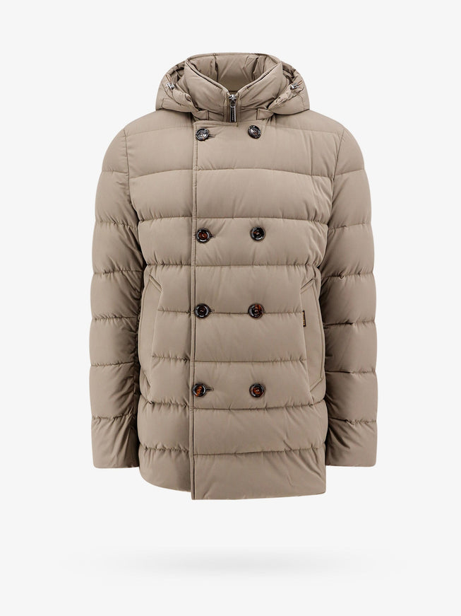 Moorer Florio-Kn Padded And Quilted Nylon Beige