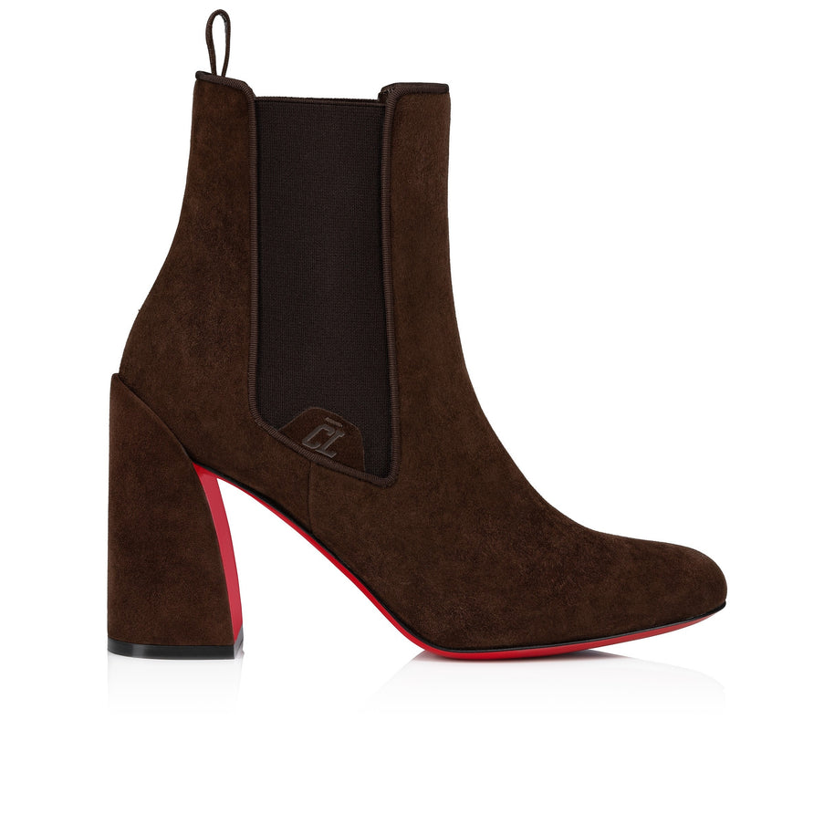 Christian Louboutin Turelastic 85 Suede Ankle Boots