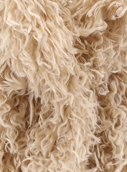 Actualee Faux Shearling Peacoat