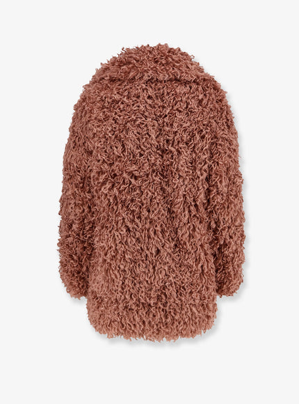 Actualee Faux Shearling Peacoat