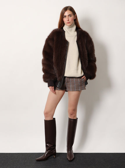 Actualee Faux Fur Jacket