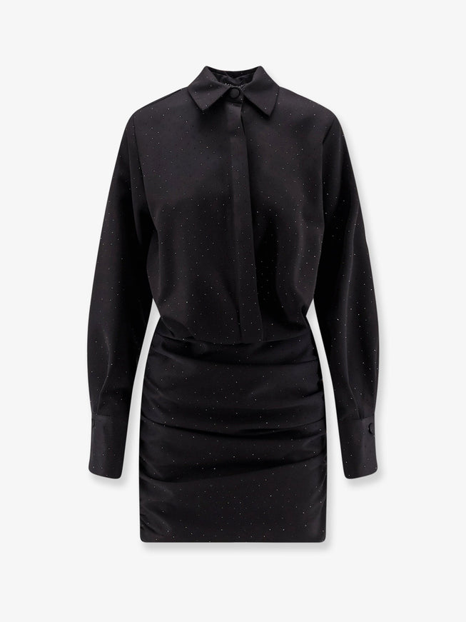 Actualee Dress With All-Over Rhinestones Nero