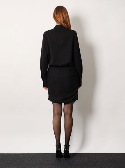 Actualee Dress With All-Over Rhinestones