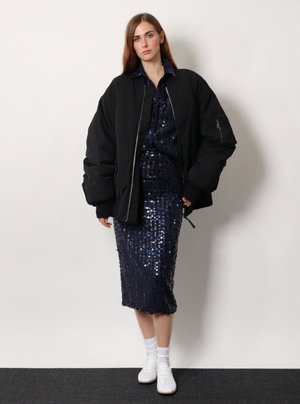 Actualee Midi Skirt With Sequins