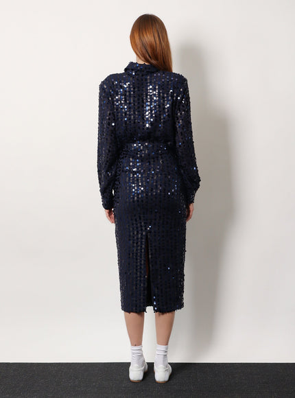 Actualee Midi Skirt With Sequins