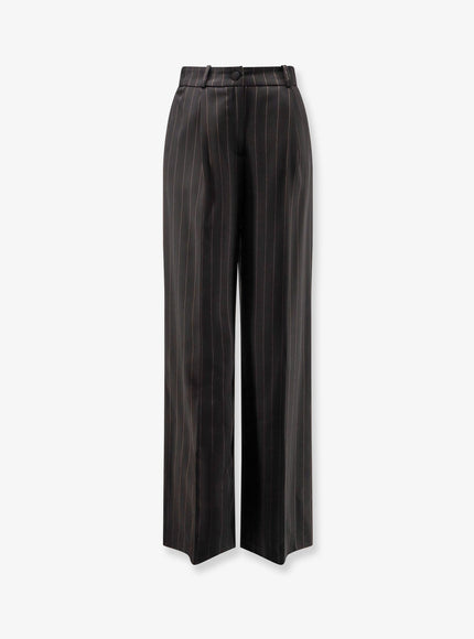 Actualee Pinstriped Trousers Nero