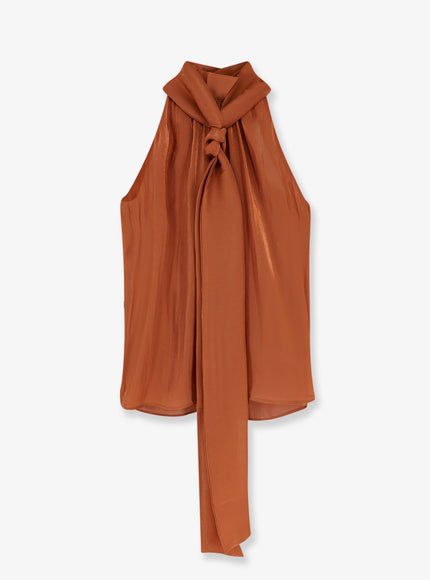 Actualee Satin Top Beige