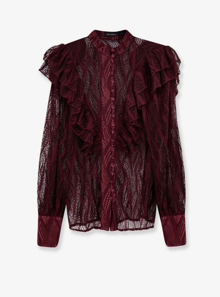 Actualee Lace Shirt Bordeaux