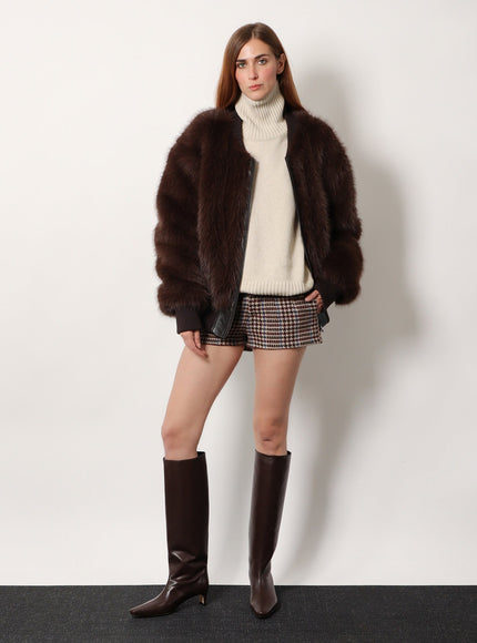 Actualee Tartan Shorts