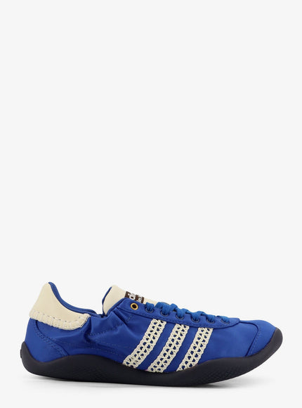 Adidas X Wales Bonner Satin Sneakers With Iconic Side Bands Bianco