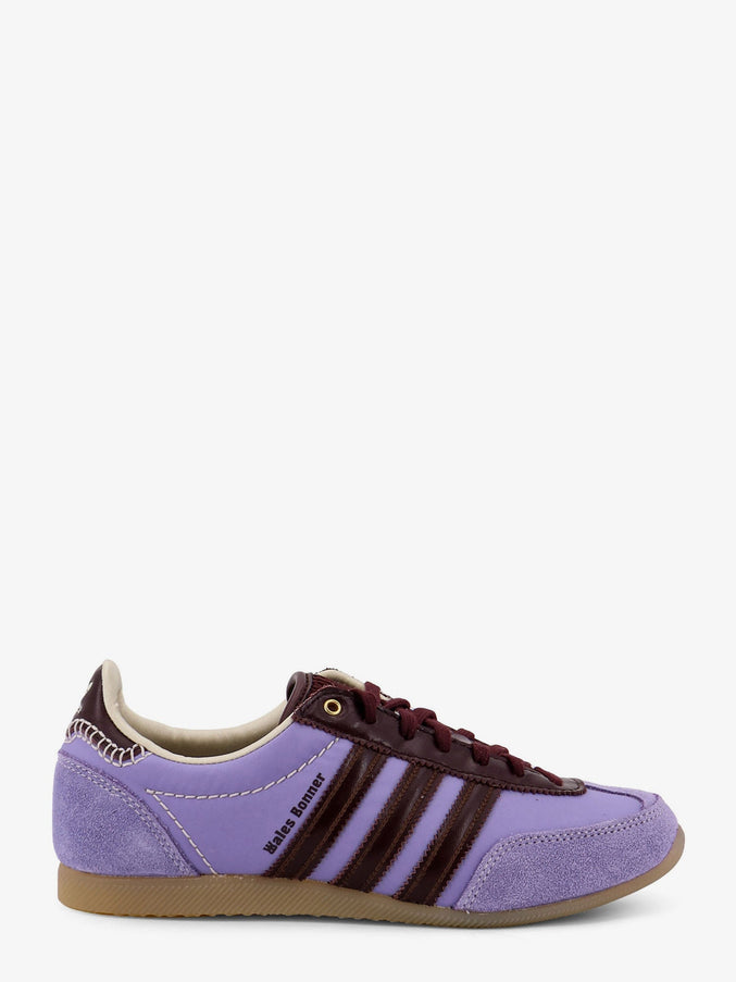 Adidas X Wales Bonner Nylon Sneakers With Suede Inserts Viola