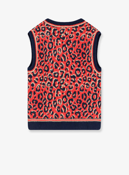 Adidas X Wales Bonner Wool Blend Sweater With Animal Print