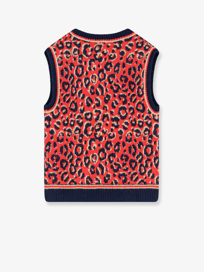 Adidas X Wales Bonner Wool Blend Sweater With Animal Print