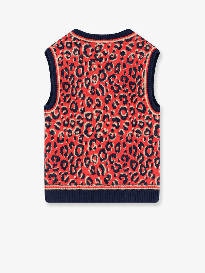 Adidas X Wales Bonner Wool Blend Sweater With Animal Print