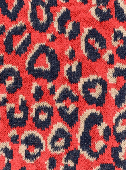 Adidas X Wales Bonner Wool Blend Sweater With Animal Print