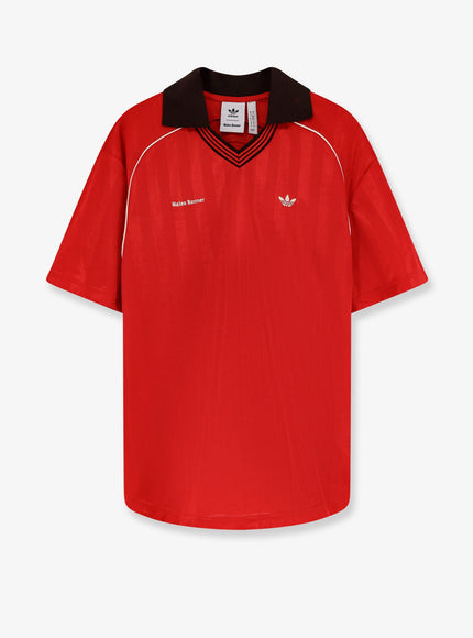 Adidas X Wales Bonner Nylon T-Shirt With Embroidered Logo On The Front Beige