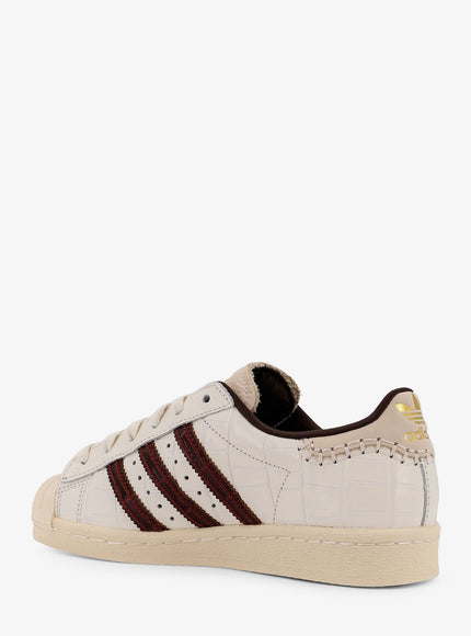 Adidas X Wales Bonner Wb Superstar Leather Sneakers Withlettering Logo On The Side