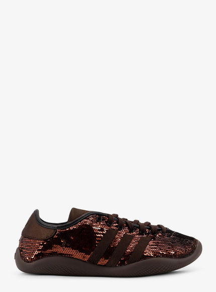 Adidas X Wales Bonner Nylon Sneakers With All-Over Sequins Dark Brown
