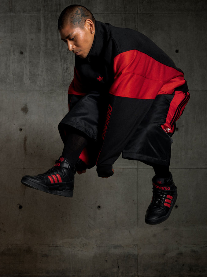 Adidas X Willy Chavarria Leather Sneakers With Iconic Logo On The Side