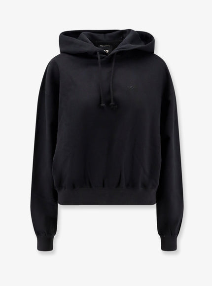 Adidas Y-3 Y-3 Cotton And Recycled Polyester Sweatshirt Black