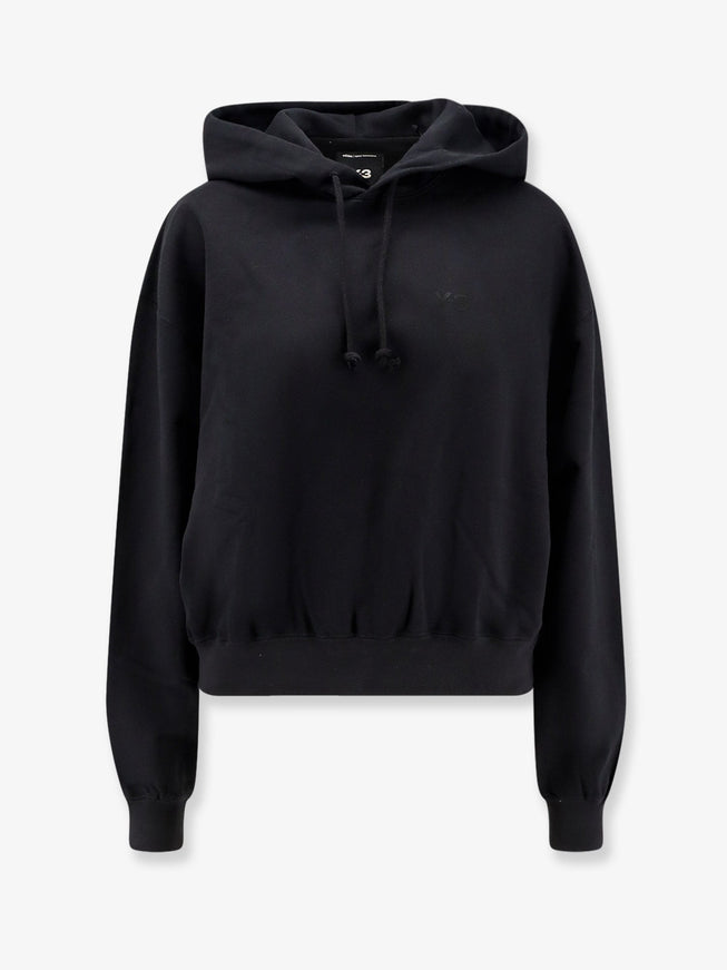 Adidas Y-3 Y-3 Cotton And Recycled Polyester Sweatshirt Black
