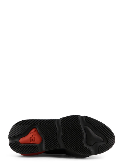 Adidas Y-3 Y-3 Kaiwa Leather And Neoprene Sneakers