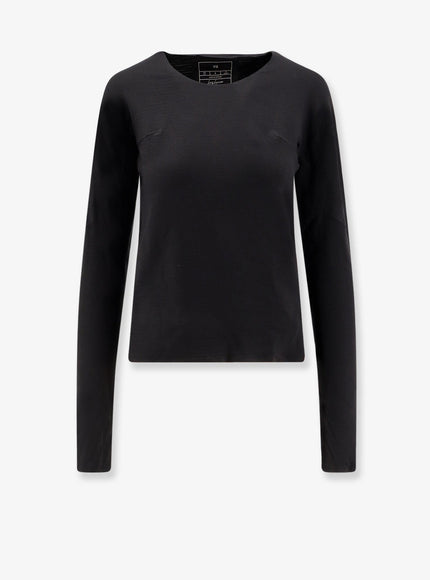 Adidas Y-3 W Run Ls Techical Fabric T-Shirt Black