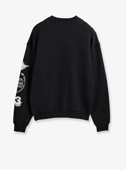 Adidas Y-3 Gfx Crew Cotton Sweatshirt