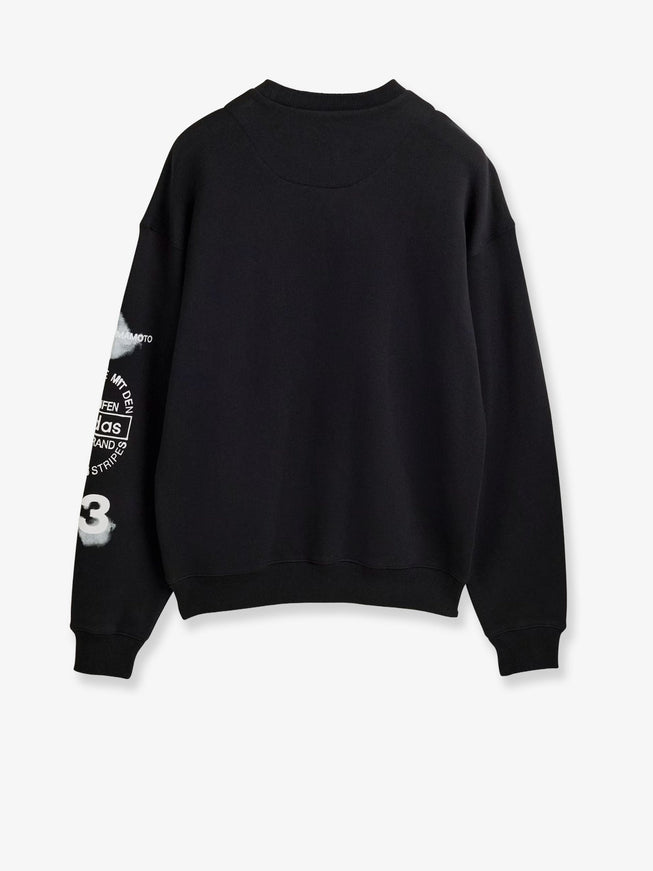 Adidas Y-3 Gfx Crew Cotton Sweatshirt