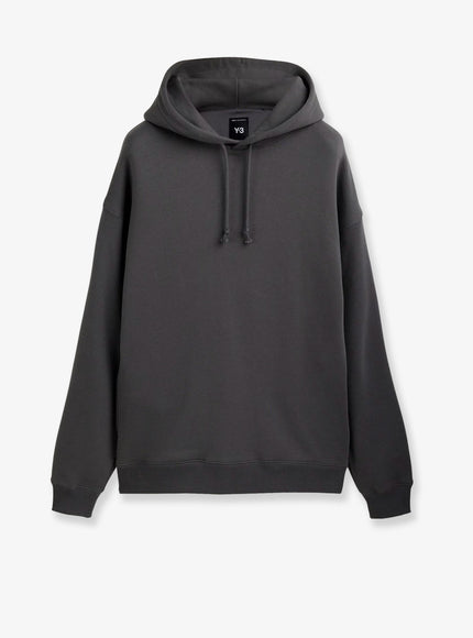 Adidas Y-3 Gfx Hoodie Cotton Sweatshirt Granit