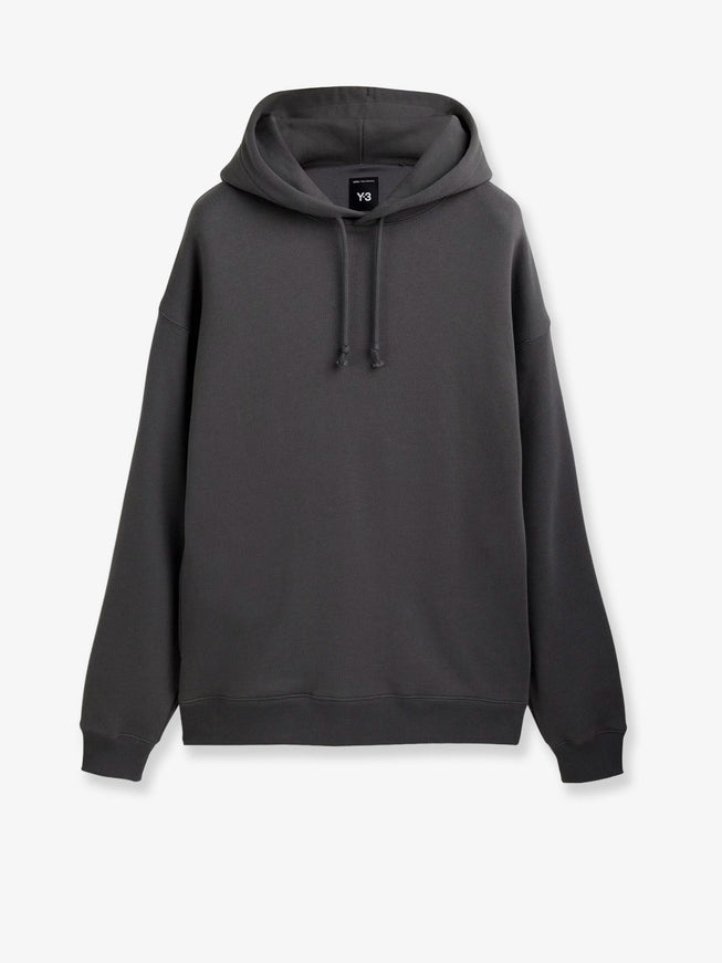 Adidas Y-3 Gfx Hoodie Cotton Sweatshirt Granit