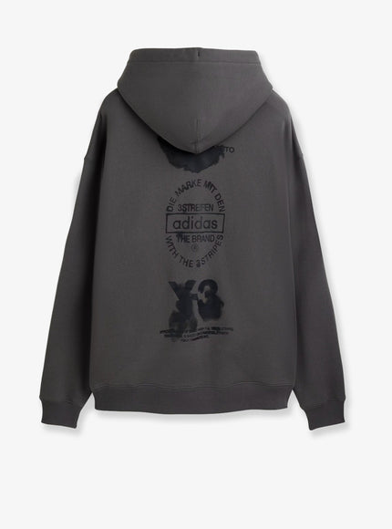 Adidas Y-3 Gfx Hoodie Cotton Sweatshirt