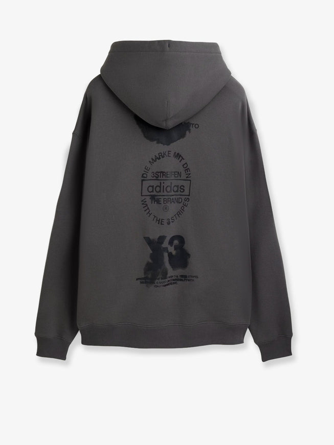 Adidas Y-3 Gfx Hoodie Cotton Sweatshirt