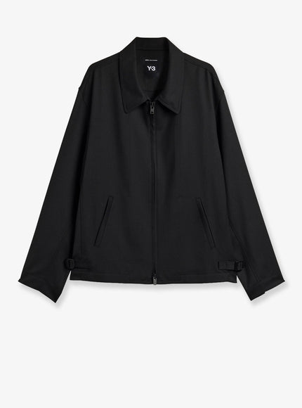 Adidas Y-3 Ref W Blouson Polyester And Wool Jacket Black