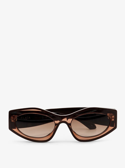 Alaia Acetate Sunglasses Uni Marron