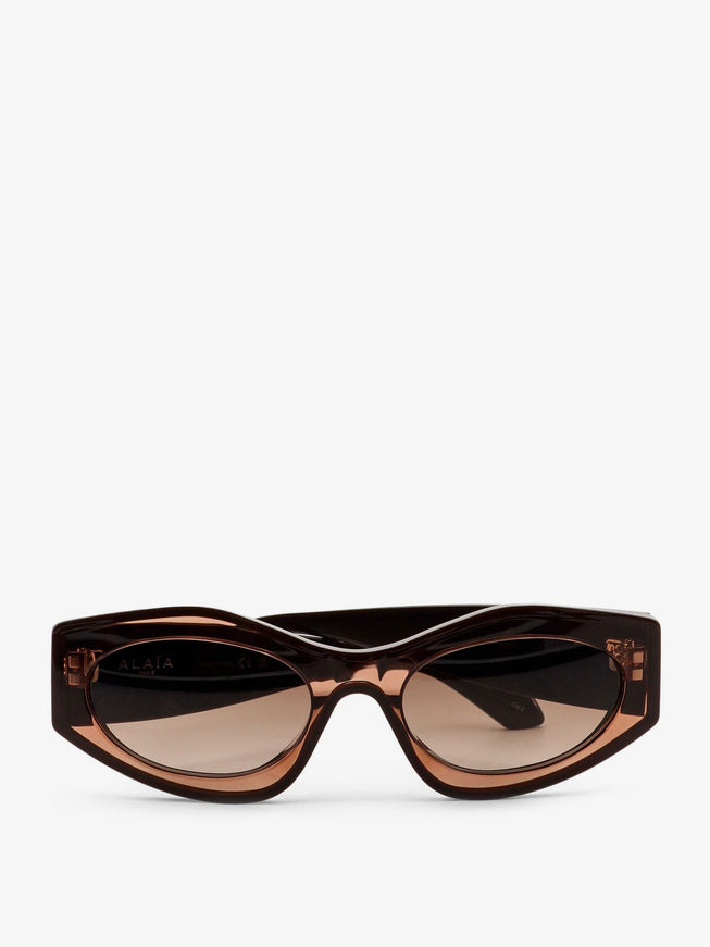 Alaia Acetate Sunglasses Uni Marron