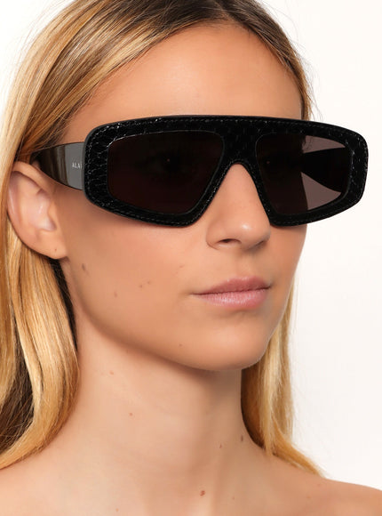 Alaia Texturized Acetate Sunglasses