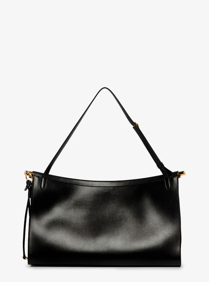 Alaia Le Click East West Large Leather Shoulder Bag