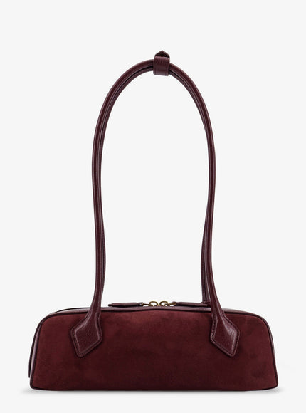 Alaia Teckel Small Suede Shoulder Bag