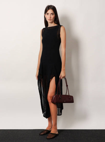 Alaia Teckel Medium Leather Shoulder Bag